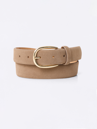MATCH - Alison belte - Jean Paul Femme - Str. 85 - Dame - Tilbehør - Beige - 100% kuskinn