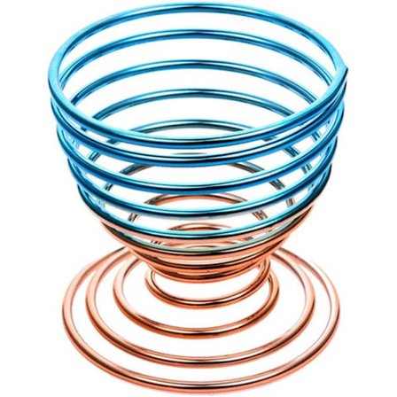 Kosmetisk puffställ, sminkförvaring sminkverktygsdisplay metall svamp ägglåda Gradi