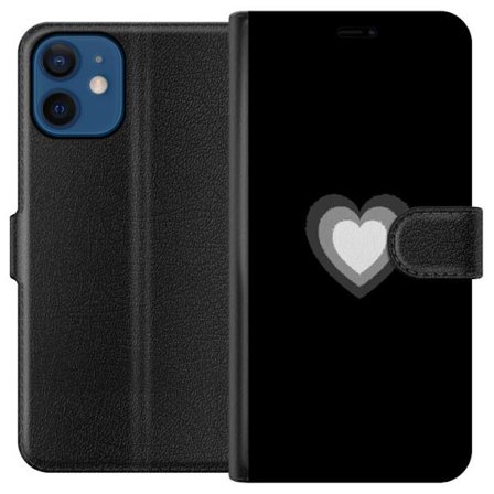 Yhteensopiva Lompakkokotelo Apple Apple iPhone 12 Soft Glow Heart