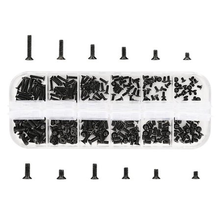 240 st Laptop Notebook Dator Skruvsats Skruvar Sortiment Set Datorreparationstillbehör för Universal Laptop