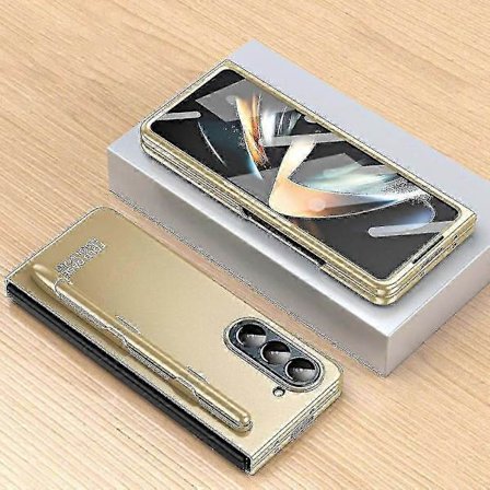 Skal för Samsung Z Fold 5 med S Pen & S Pen-hållare, Inbyggt skärmskydd Galaxy Z Fold 5 Skal - JV