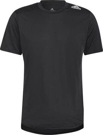 Adidas Men's Designed 4 Running T-Shirt Men Short sleeved fitness sweater Black S