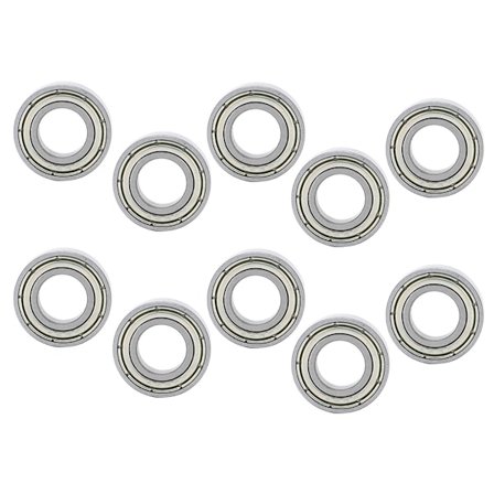 10 stk. 3D-printer Sølv Metal V Slot NEMA23 Motortilbehør med 688zz Præcisionskugleleje