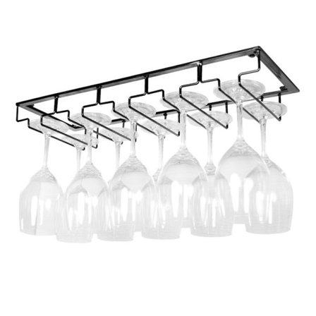 Hängande glashållare för glas, bägare och vinglas - 5 skenor