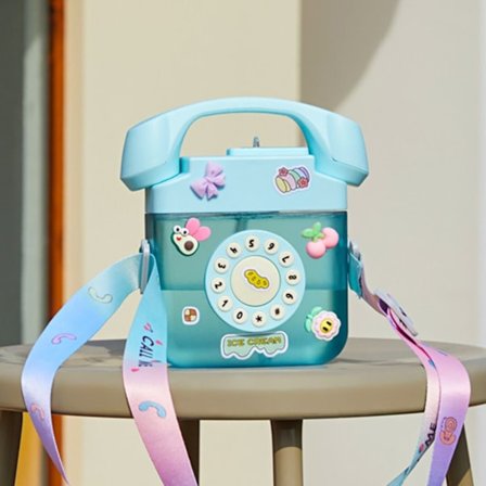 Vattenflaska drickskopp BLÅ