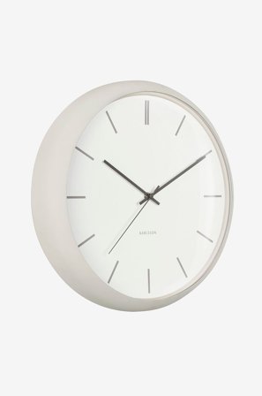 Karlsson - Veggklokke Nirvana Globe - Grå - Veggklokker & bordklokker - Fra Homeroom