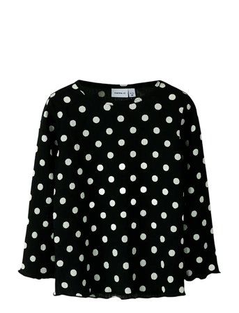 name it Nmfsallie Ls Top - Black - 92