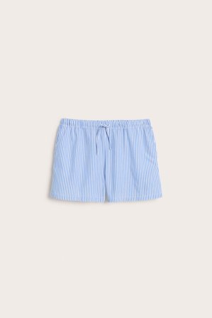 Kappahl | Randiga bomullsshorts | Blå