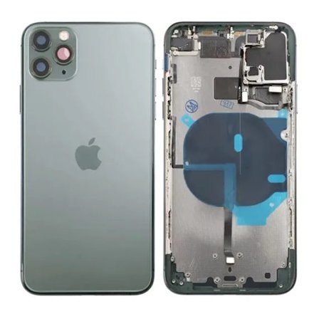 iPhone 11 Pro Max Back Cover Complete OEM Green With Small Parts