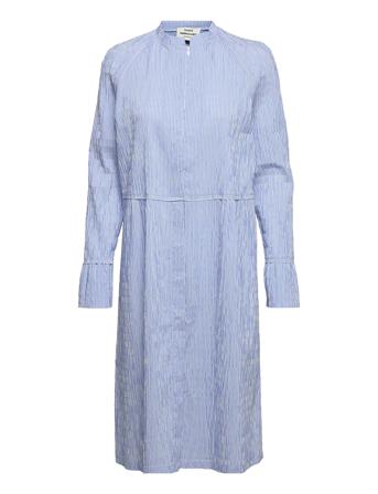 Crinckle Pop Dupina Dress Blue Mads Nørgaard