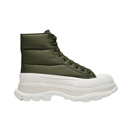 Alexander McQueen, Winter Boots Zielony, Mężczyzna, Rozmiar: 43 EU