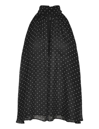 ROTATE Birger Christensen Halterneck Bow Top - Black - 34