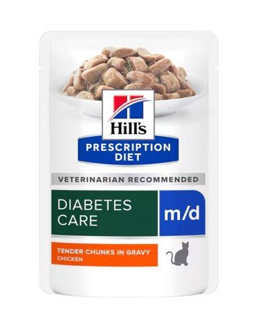 Hill's Hill's Prescription Diet m/d Våtfôr til Katt - 12x85g