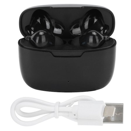 Y113 Bluetooth 5.0 Trådløse Øretelefoner Stereo In-Ear Hovedtelefoner Støjreduktion Sort