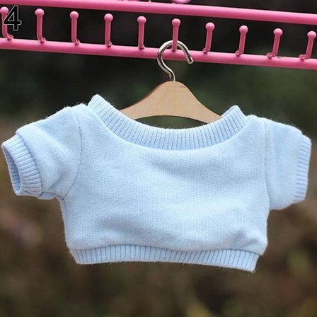 20 cm T-shirt för dockakläder Tecknad docka 4 4 4