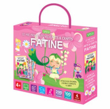 Fatine. Le mie prime attività arts & crafts. Ediz. a colori. Con penna speciale da ricalco. Con 100 sticker. Con 200 trasferibili Giulia Meneguzzo