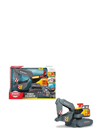 Volvo Power Excavator Patterned Dickie Toys