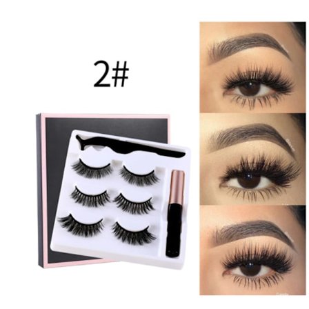 3 par Magnet ögonfransar #2