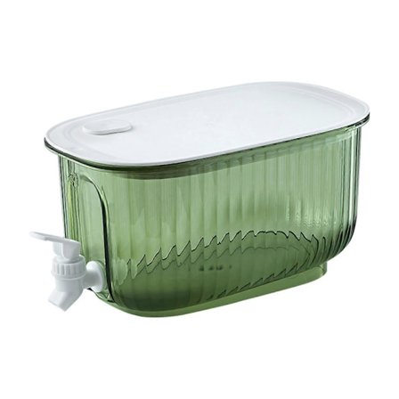 4L Klar Synlig Kold Vandkande med Hane Stor Kapacitet Fødevaregodkendt Lemonade Juice Drikke Dispenser til Køleskab KAESI