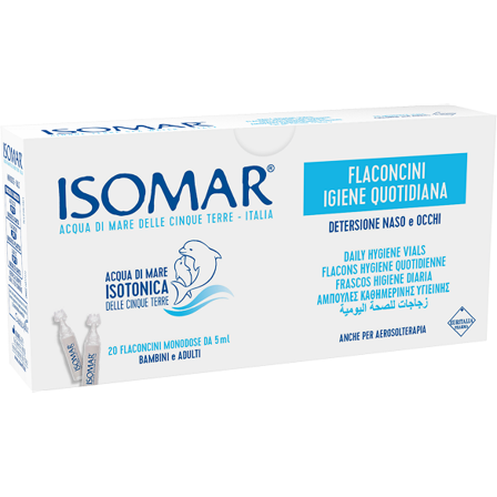 Isomar Soluzione Isotonica 20 Flaconcini Monodose 5ml Mare