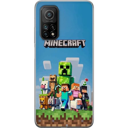 Kompatibelt Mobilskal till Xiaomi Mi 10T 5G Pixelvärld med djur