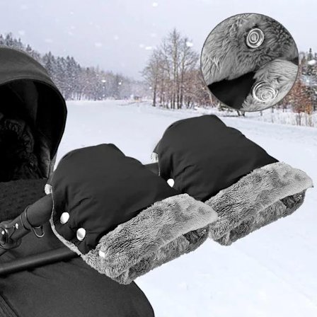 {xj}Vognvotter, barnevognvotter med varm fleece og bomull DXGHC