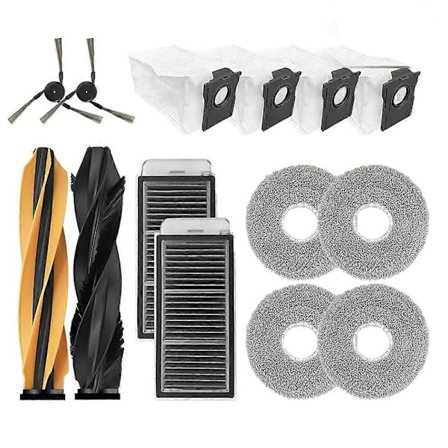 Til Dreame L40S Pro Ultra / Dreame X50 Ultra / L50 Pro Ultra Dele Hoved Sidebørste Filter Moppeklud Støvpose Tilbehør A[HK]