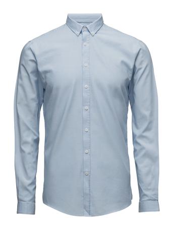 Oxford Shirt L/S Skjorte Business Blå Lindbergh