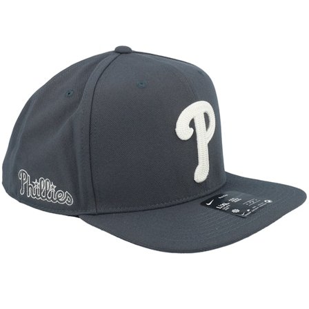 Nike MLB - MLB Grey snapback Czapka Z Daszkiem - Philadelphia Phillies Statement Dri-fit Pro Anthracite Snapback - Nike @ Hatstore