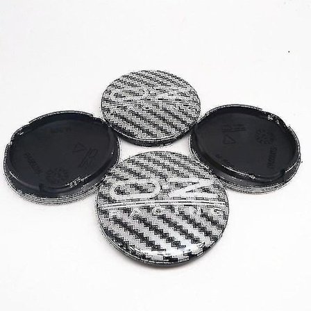 4 stk. til Oz Racing M595 Bilhjul Center Hub Caps O.z Alufælg Center Hub Cap Dæksel 62mm Kulfiber