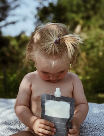 Haps Nordic Smoothie Bags 3-Pack - Blue - 190 ml