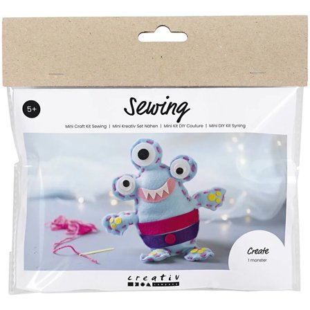 Mini DIY kit Felt monster (5 years+)