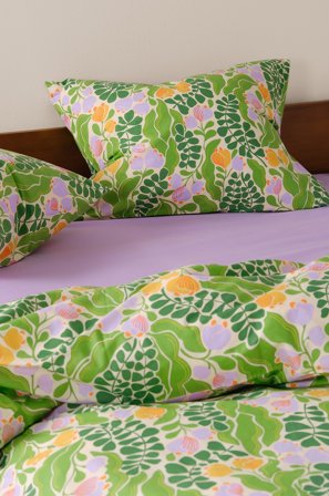 Jotex - Putetrekk Økologisk Grønn - FLORIAN - Kjøp Putevar hos Jotex