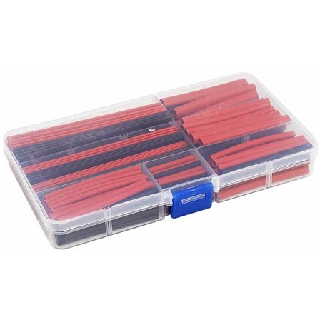 150 st 2:1 polyolefin värmekrympslang sortiment krympslang elektrisk