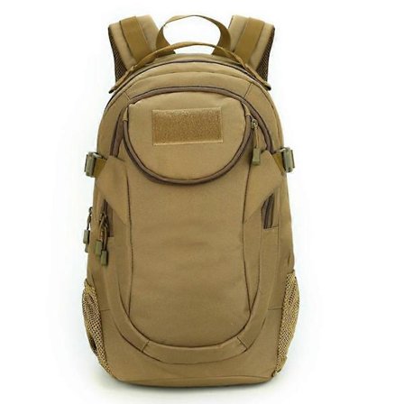 Unisex militær ryggsekk Molle, taktisk, motorsykkel, fottur, utendørs, jakt, campus, vanntett tursekk, 25 liter nylon