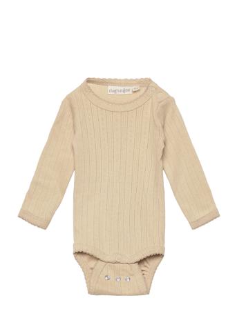 Aron Bodystocking Bodies Long-sleeved Beige That's Mine*Betinget Tilbud