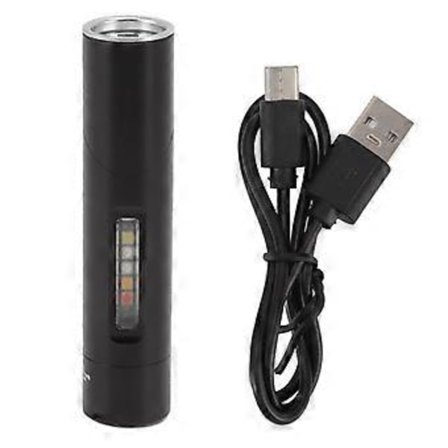 Mini Ficklampa 90 Graders Tiltbart Huvud LED Ficklampa Magnetisk Uppladdningsbar LED-Fackla