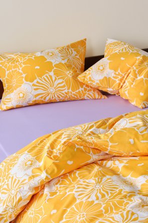 Jotex - Putetrekk 2-pakning 50x60 Cm Økologisk Gul - ANNA - Kjøp Putevar hos Jotex