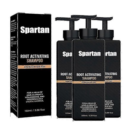 1-3X Spartan Root Activator Shampoo Anti Hårtap Hårvekst Ikke-irriterende Fluffy Nærende Shampoo Hårpleieprodukt