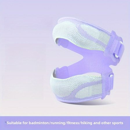 1 stk/2 stk AOPLUS Patellastropp for Basketball & Sport - Pustende Kompresjonsknebeskytter med Justerbart Ted Bånd, Patellastøttebånd for Løping