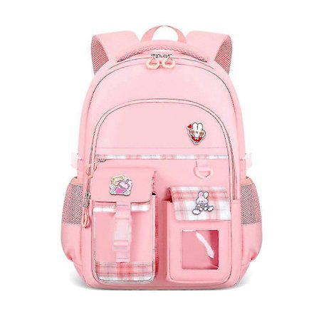 Casual Ryggsäck för Tonårsflickor, Skolväska för Mellanstadiet och Grundskolan, Dagryggsäck, Bokväska, Daglig Reseryggsäck, Laptopväska, Rucksack