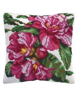 Broderipakke Pute Blomster - Collection D'Art