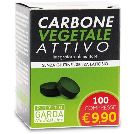 Carbone Vegetale Attivo Pg 100 Compresse
