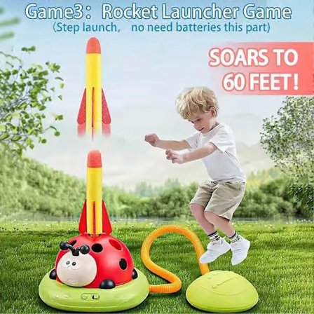 3 i 1 Marihøne Sportsunderholdningsspill Multifunksjonell Hoppetau Maskin