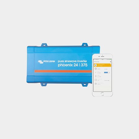 Inversor Victron Phoenix Pure Sine VE.Direct, onda senoidal pura, 24 V - 230 V, 300 W (375 VA)