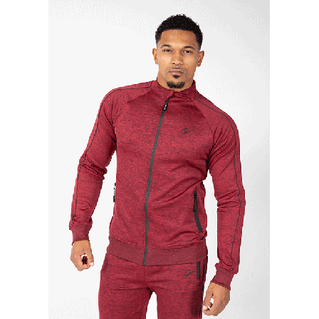 Gorilla Wear Wenden Track Jacket, Burgundy red