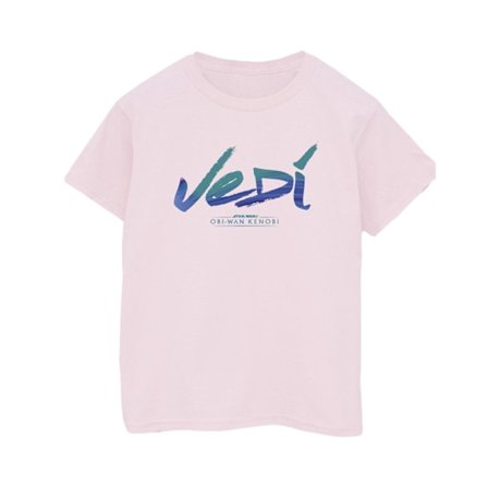 Star Wars Mens Obi-Wan Kenobi Jedi Painted Font T-Shirt M Baby