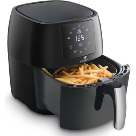 SENYA Varmluft oljefri fritös 4,5L - Stor kapacitet - Air Fryer 1400W - My Air Cook