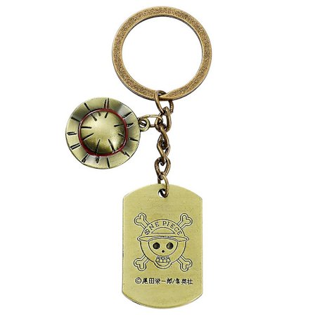 One Piece Nyckelring Väskdekoration Fans Mini Present Nyckelkedja Retro Stil Fans Present