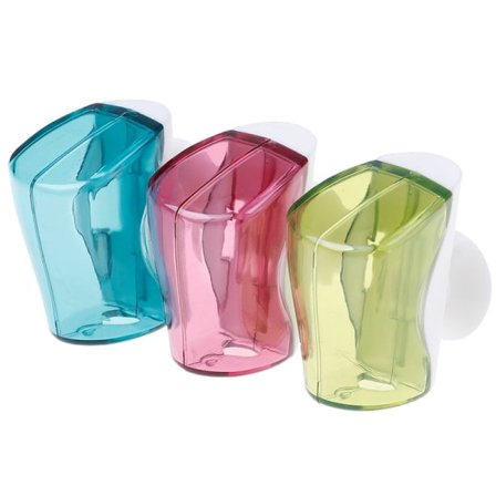 3 stk. Tandbørsteholder Støvfri vægmonteret sugekop Tandbru